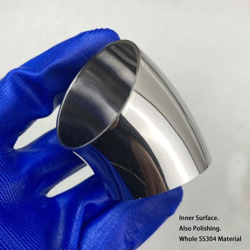 3 Inch Stainless Steel Pipe Elbow 45 Degrees 76 mm