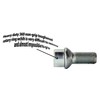 Heyner Germany StillBull Locking Wheel Nuts M14x1.5 Fits Skoda Fabia