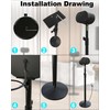 Speaker Stand for Sonos ERA 300, Premium Metal Design, Adjustable