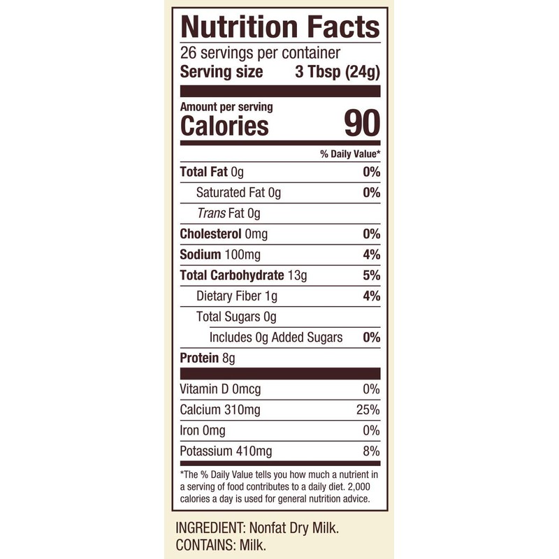 Bob's Red Mill Non-Fat Dry Milk Powder, 22oz (Pack of