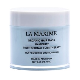 La Maxime Organic Hair Mask - Deep Moisturizing Conditioning Treatment - Repairs Damage & Adds Shine to Hairs - Hair Treatment Mask for Itchiness, Frizzy Dry & Damaged Hair (6.35 OZ)