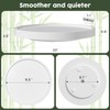Turntable Vanity Tray 10 Inch for Perfume Candle, Bamboo Kitchen