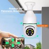 Bulb Security Camera 1080P Wireless 360 Degree Panoramic Intelligent HD