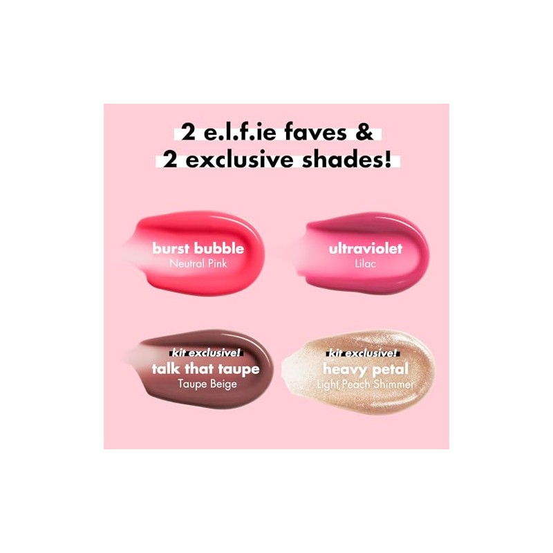 e.l.f. Cosmetics Glow Reviver Set de Aceites Labiales Efecto Voluminizador