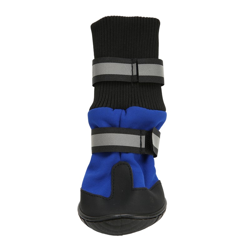 4Pcs Dog Boots Waterproof Pet Booties Reflective Breathable Wearproof High