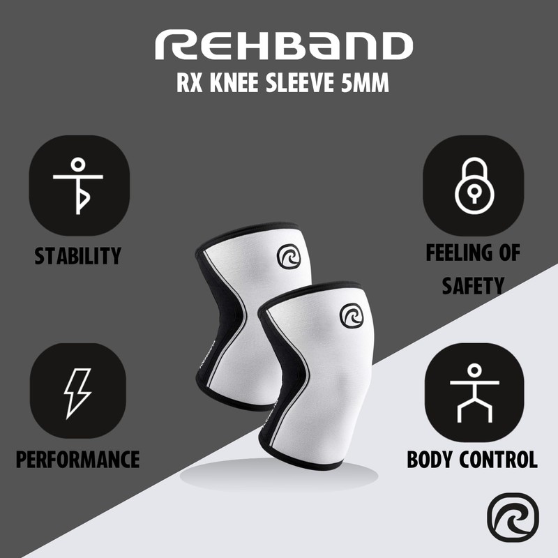Rehband Knee Support for Weight Training, Knee Support for Cross