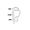 Lizzy® Christmas Gutter Hooks | Gutter Hooks for Hanging Christmas