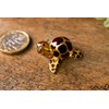 redchocol8® Tiny Mini Small Handmade Little Glass Turtle Tortoise Gloss