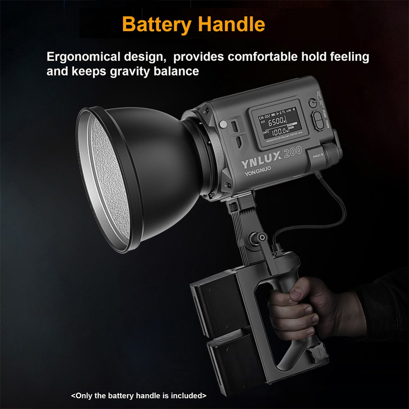 YONGNUO NP-F Battery Handle Power Supply Base Compatible with YONGNUO