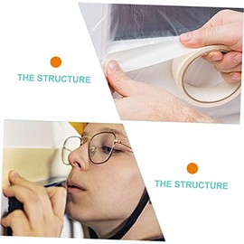 jojofuny Cinta de Embalaje de Fibra de Transparente 1 Rollo Resistente y Autoadhesiva para Sellado de Cajas Mudanzas y Envíos Uso Interior y Exterior