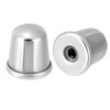 Beebeecraft 1 Box 50Pcs Screwback Earring Backs 316L Stainless Steel