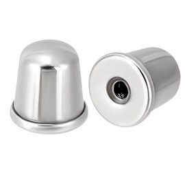 Beebeecraft 1 Box 50Pcs Screwback Earring Backs 316L Stainless Steel Metal Silver Bullet Earring Post for Droopy Piercing Ears Heavy Earrings