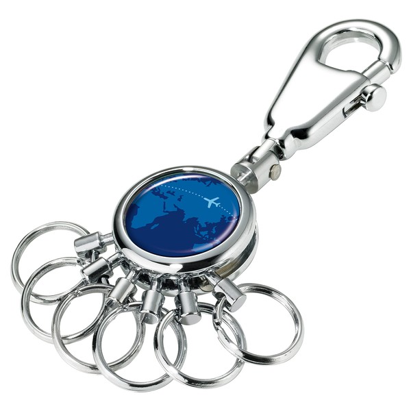Troika Key Holder - Keyring with Carabiner Clip - 6
