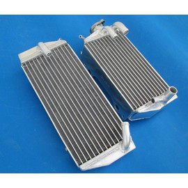 Aluminum radiator & hose for Suzuki RMZ450 RMZ 450 2005 05 (YELLOW)