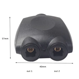 Optical Audio Splitter, Digital-Analog Converters, Aux to Optical Audio Supports Receiver, Transmitter, Digital Analog, USB Flash Disk Playback