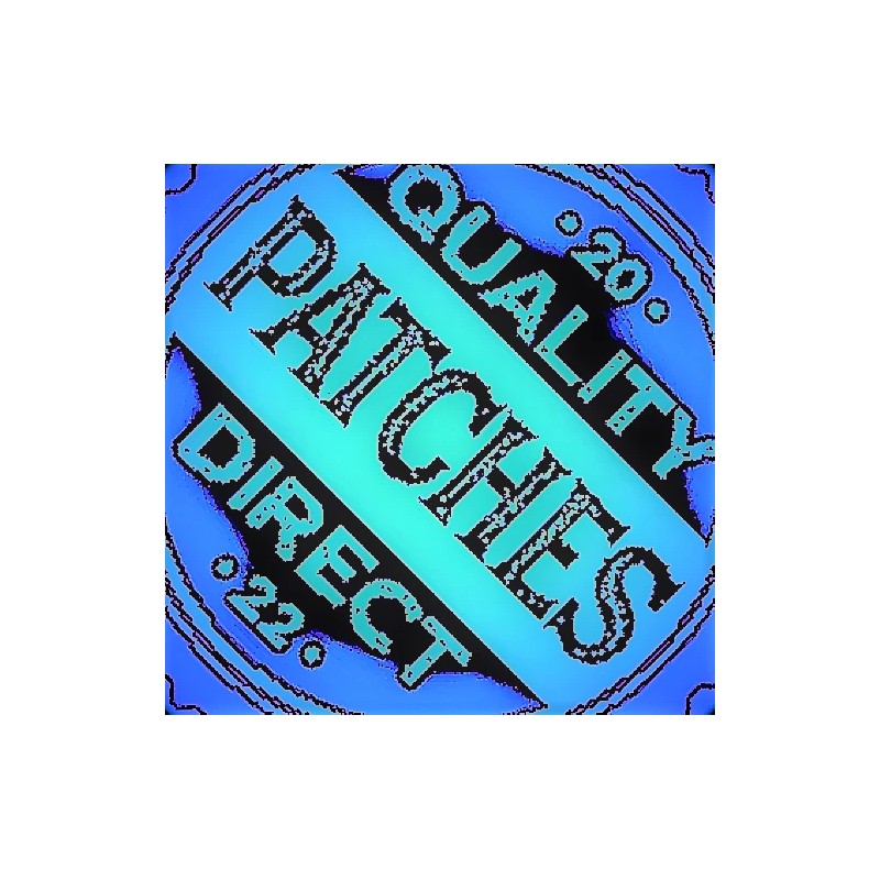 Unbranded Shield Agents Symbol Acu Dark Grey Black Embroidered Circle