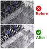 OIIKI 150 PCS Dishwasher Rack Repair, 1 Inch Dishwasher Rack