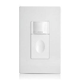 RAYZEEK Motion Sensor Switch with Manual On/Off, Single Pole (Occupancy,Vacancy,Manual) Sensor Motion Activated Wall Switch, Operable Without Ground Wire,No Neutral Required, PC Fireproof, UL Listed