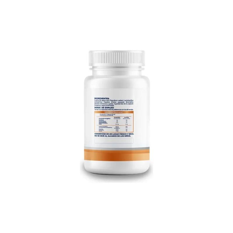 Enzimas Digestivas 500mg - 100 Cápsulas Por Frasco