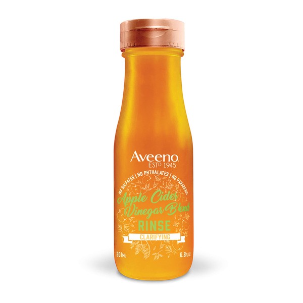 Aveeno Clarifying Apple Cider Vinegar In-Shower Hair Rinse, Fresh 6.8 Fl Oz