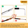 CB 40" Stainless Steel Throttle and Idle Cable Kit For