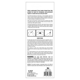 STAR BRITE Epoxy Aluminum Putty Stick - Make Fast, Permanent Repairs - Even Underwater - Aluminum4 OZ. (087004)