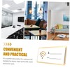 Ciieeo 3pcs Acrylic WiFi Password Sign Rewritable Account Password Display