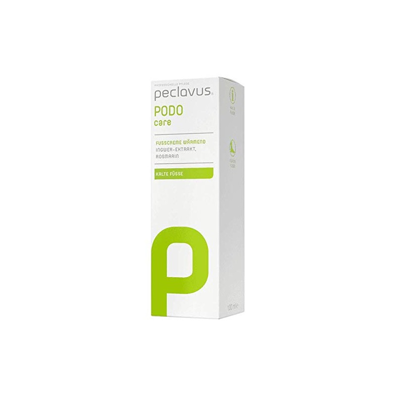 Peclavus® Podocare Foot Cream Warming Ginger Extract, Rosemary, 100 ml