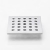 HOLGE 3.75 Inch Square Shower Drain Cover 95MM Floor Drain