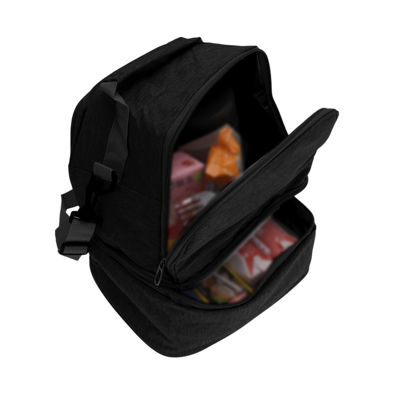 CAPASTEC Lunch Bag, Insulated Two Separate Compartments Lunch Box with