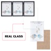 TOFOREVO 5x7 3 Picture Frame Triple Wooden Three Hinged Photo