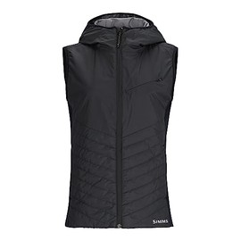Simms Women's Fall Run Hybrid Hooded Vest - Black - XXLarge