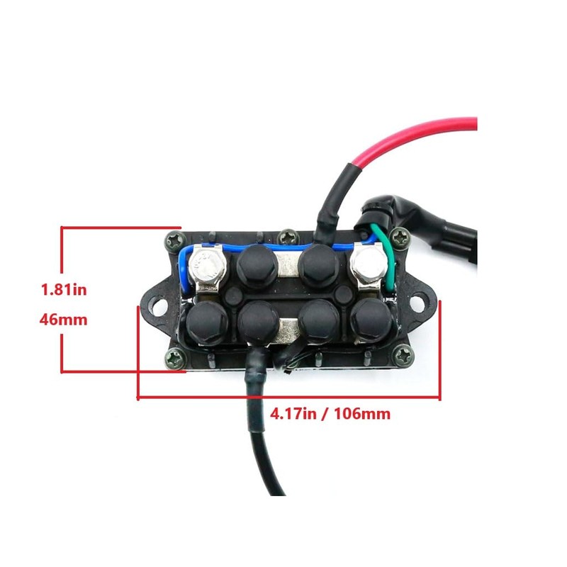 Trim Tilt Relay Solenoid for Yamaha Outboard 115HP F115TLR 68V-8195B-01-00