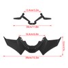 Motorcycle Front Wheel Fender Beak Nose Cone Front Spoiler Winglets