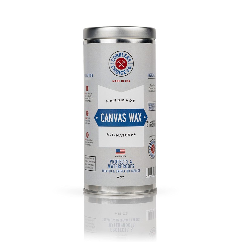 Cobbler's Choice Canvas Wax - Protects Textiles from Wind, Water,