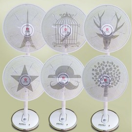 Fan net head safety cover cover Fan safety net protection net fan net eiffel tower 6ea