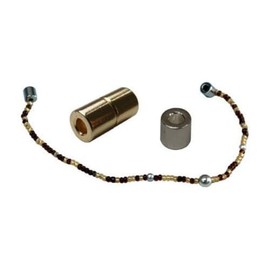 FIRST4MAGNETS Secure and Safe Silver Magnetic Jewellery Clasp for Necklaces and Bracelets - 5mm Dia x 5mm Thick - 0.66kg Pull - 1 Pair