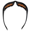 Birdz Eyewear Oriole Padded Motorcycle Riding Sunglasses Black Frame with