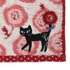 Noah Family Towel Handkerchief, Rosy Cat, Women's, Approx. 9.8 x