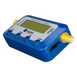 HB-Digital XXL SAT Installation Set: Digital Satellite Finder with Display + Stripper + Mounting Key + Screw-On Aid + 8x Gold-Plated F-Connector + 2x Connectors + 4x Rubber Grommet Weather Protection