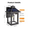 Solar Porch Lights Outdoor 1Pack