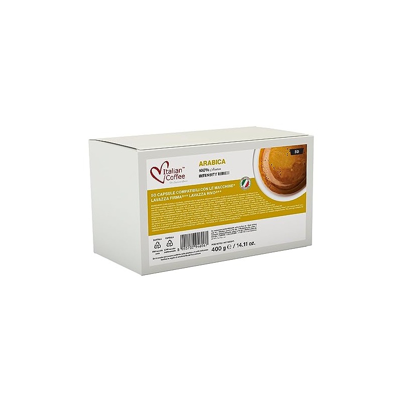 Italian Coffee capsules compatible with RIVO machines (Arabica, 200)