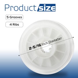 ANTOBLE W10677723PL Pully for Whirlpool Washing Machine Motor Pulley W10677723 Washer Motor Replacement Pulley Top Load Style 2-5/16 Inch Diameter