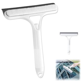 3 in 1 Window Cleaning Scraper,3 in 1 Spray Squeegee,Window Squeegee with Spray,Windows Squeegee Cleaner Tool with SprayBottle,All-Purpose Shower Glass,Mirrors,Car,Home Window Cleaner Tool(White)