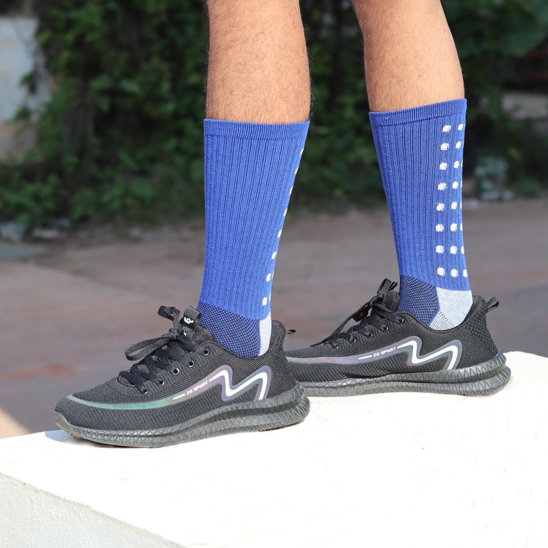 RATIVE Anti Slip Non Skid Slipper Hospital Crew Socks with