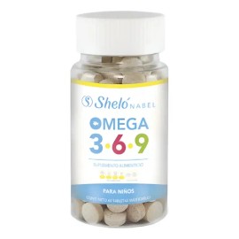 Omega 3-6-9 Para Niños 60 Tabletas 3 Acidos Shelo Nabel S511                                                                                          