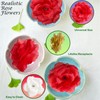 Mintalin 70 pcs Artificial Silk Roses Head Fake Rose Flower