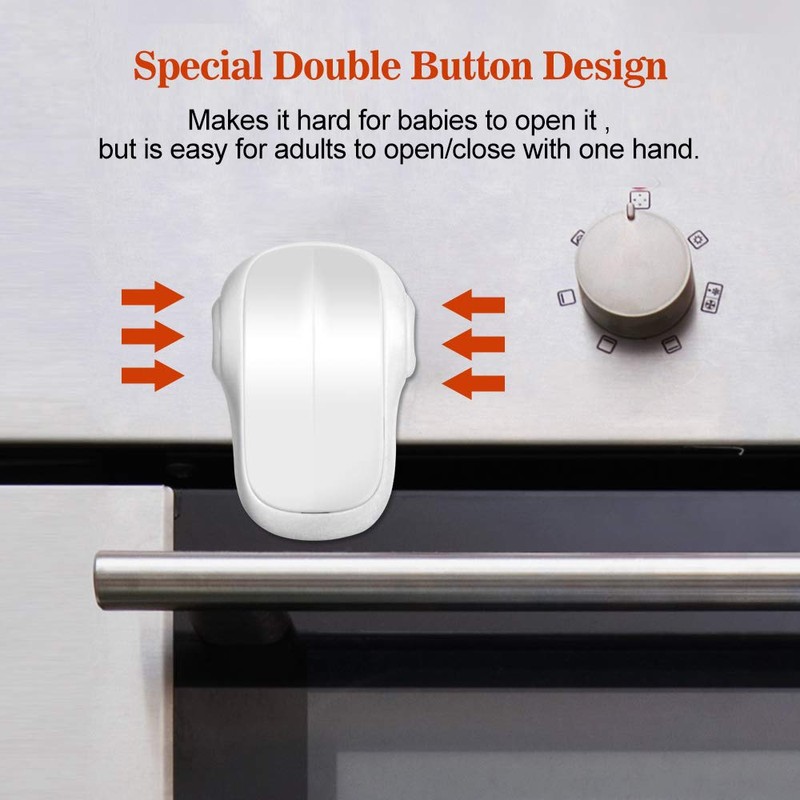EUDEMON Child Safety Heat-Resistant Oven Door Lock, Oven Front Lock
