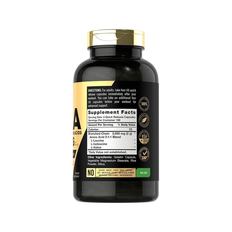 BCAA 아미노산 500mg 400캡슐 x 1통 BCAA Amino Acids 500mg