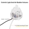 Aquarium Waterproof Light Fish Tank Underwater Fish Lamp Aquariums Volcano